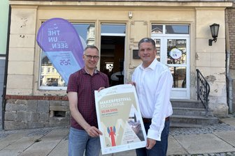 Ein Tag für Macher: 3D-Druck, Upcycling und Klangkunst beim Makerfestival Erzgebirge - Christof Schulze und Jörg Hinz von den Lößnitz Makers laden zum Mitmach-Festival ein.