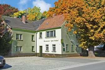 Ein uriger Platz im Pleißenbogen - Ansichtskarte von 1911.