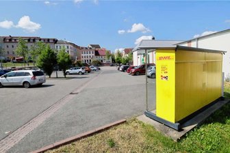 Einbruch in Packstation und Sachbeschädigung an Sparkasse in Meerane - Drei Fächer wurden in der Packstation auf dem Simmel-Parkplatz aufgebrochen.