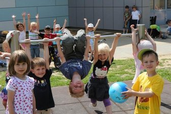 Kinder des "Sonnenhügels" in Ehrenfriedersdorf 
