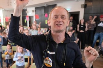 Eine Million Legosteine und ziemlich viel Programm - Christian Schäfer vom Verein "Evangelium für Kinder" aus Güstrow.