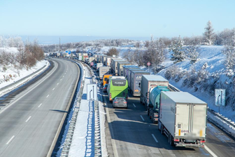 Am Grenzübergang Breitenau auf der A17 kam es aufgrund der Kontrollen zu Stau.