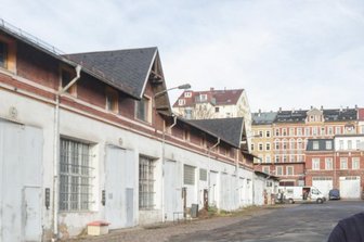 Eins bringt Fernwärme zum künftigen Kreativhof - Der Gewerbehof zwischen Schüffner- und Jakobstraße auf dem Sonnenberg.