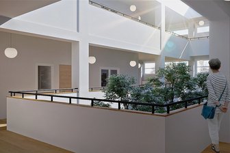 Einstiges Kaufhaus in Crimmitschau steht vor Innenausbau - So soll der Lichthof in der zweiten und dritten Etage des Komplexes aussehen, wo Loft-Wohnungen entstehen.