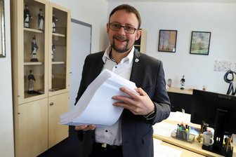 Einwohner von Großschirma befragt: Wie stehen Sie zu neuen Windkraftanlagen? - Großschirmas Bürgermeister Rolf Weigand ist mit der Einwohnerbefragung sehr zufrieden.