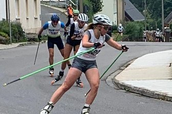 Einzelkämpfer bejubelt Streckenrekord - Die Strecke des Brettmühlenlaufs führte die Teilnehmer auf ihren Inlinern auch diesmal wieder durch Pobershau.