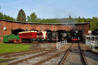 Eisenbahnfreunde Schwarzenberg planen 2025 besondere Fahrten - Für Eisenbahnfreunde lohnt sich die Fahrzeugausstellung im Eisenbahnmuseum Schwarzenberg.