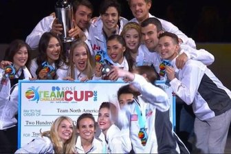 Eiskunstlauf: Nordamerika gewinnt Premiere - Das Siegerteam Nordamerika