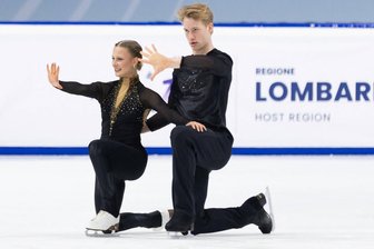 Eiskunstlauf-Paar Roscher/Schuster aus Chemnitz vor Deutscher Meisterschaft: „Wollen zeigen, dass wir noch da sind“ - Letizia Roscher und Luis Schuster kennen das olympische Eis in Mailand, auf dem sie im Februar bei Testwettkämpfen Fünfte wurden.