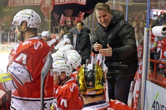 Eispiraten Crimmitschau verlieren mit 1:2 in Regensburg: Nun kommt es am Sonntag zum „Endspiel“ der Serie im Sahnpark - Eispiraten-Trainer Jussi Tuores muss seine Mannschaft auf das entscheidende siebente Spiel der Serie am Sonntag vorbereiten.