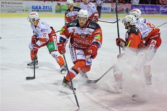 Eispiraten-Verteidiger Nick Walters: Beim Comeback gibt es viel Eiszeit - War auf Anhieb gut im Spiel: Eispirat Nick Walters.