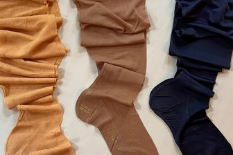 Eleganz und Feinheit: Strümpfe von Weltruf in einer Ausstellung der Villa Esche - Eine Auswahl von Strümpfen aus den 1920er- und 1930er-Jahren ist in der Villa Esche zu sehen.