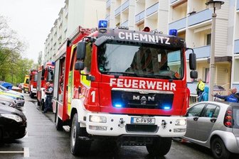 Elektroschmorbrand - Die Feuerwehr rückte mit einem Großaufgebot an, um den Brand zu löschen.