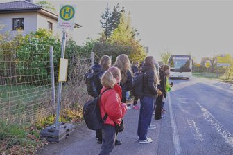 Eltern in Angst: Kinder in Lichtenwalde müssen über vielbefahrene Staatsstraße zum Schulbus - Rund 15 Kinder und Jugendliche müssen jeden Tag vom Ortsteil Lichtenwalde mit dem Bus zur Grund- oder Oberschule in Niederwiesa. An der Ersatzhaltestelle gibt es keinen befestigten Fußweg.
