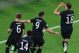 EM 2021: Wie wäre Deutschlands Weg ins Finale? - Der Weg ins EM-Finale führt für Goretzka (r.), Kimmich (l.) und Co. von London über Rom zurück auf die Insel.