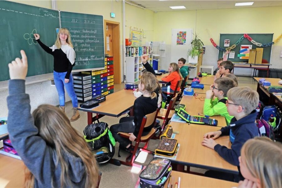 Ende der Kreidezeit: Grundschule Lichtenberg erhält digitale Tafeln - Noch werden die Kinder an der Gimmlitztal-Grundschule Lichtenberg mit herkömmlichen Tafeln unterrichtet. Das soll sich aber bald ändern. 