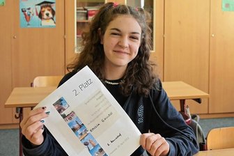 Englisch-Ass aus dem Erzgebirge hat Fahrkarte für Landesausscheid in Dresden gelöst -  Nach  ihrem 2. Platz im Regionalbereich Chemnitz tritt Emilia Gaube am 11. Mai beim Landesausscheid der Englisch-Olympiade an. 