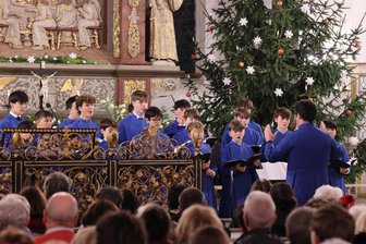 Englische Weihnacht im Erzgebirge: Knabenchor aus London singt in Schwarzenberg - Die Knabenstimmen des Trinity Boys Choir erklangen am Sonntag in Schwarzenberg.
