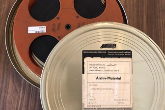 Entdeckt im Wismut-Archiv: Bewegender Film von 1975 erstmals seit 40 Jahren in Aue wieder zu sehen - Die originalen Filmrollen vom Industriefilmstudio Wismut.