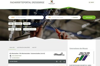 „Entdeckt werden statt bewerben“ lautet die Devise des neugestalteten Fachkräfteportals Erzgebirge - Der überarbeitete Internetauftritt des Fachkräfteportals Erzgebirge.