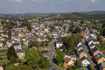 Entscheidung gefallen: Bekommt Ellefeld eine Bürgerstiftung? - Ellefeld aus der Luft: Der Gemeinderat hat die Gründung einer Bürgerstiftung für den Ort mehrheitlich abgelehnt.