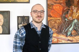 Eppendorfer Oliver Schwulst stellt erstmals in seiner Heimat aus - Der Maler Oliver Schwulst, der aus Eppendorf stammt, stellt im Alten Bahnhof Eppendorf aus.