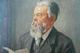 Er begründete im Vogtland die Dichtung in Mundart - Louis Riedel, Gemälde von Paul Miller, aus dem Vogtlandmuseum Plauen. 