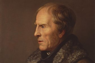 Er macht Dresden romantisch: Vor 250 Jahren wurde Caspar David Friedrich geboren - Caspar David Friedrich im Jahr 1863 auf einem Ölgemälde von Johann Karl Bähr. Das Bild hängt in der Dresdner Galerie „Alte Meister“