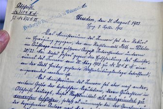 Erbitterter Streit: Wem gehört das Wasser im Gimmlitztal? - In einem letzten Schreiben vom 31. August 1903 des Königlichen Ministeriums des Innern wurden die Lichtenberger Einwände gegen die Wasserleitung nach Freiberg zurückgewiesen.