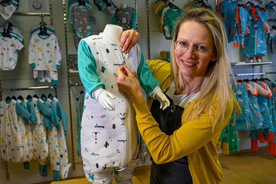 Erfolgsgeschichte Babyschlafsäcke: Wie der Schlummersack nach Plauen kam - Arbeitet ständig an neuen Produktideen: Schlummersack-Chefin Karina Grassy.