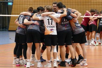 Erfolgsserie der Zschopauer Regionalliga-Volleyballer gerissen - In Leipzig half das Einschwören der Zschopauer Mannschaft nicht, einen Sieg einzufahren.