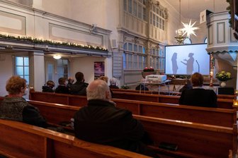Erlau, Milkau und Beerwalde feiern Andachten mit Video - In der Kirche von Milkau war es dieses Jahr eher leer.