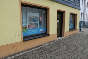 Erneut Angriff auf AfD-Büro in Lugau: Polizei ermittelt -