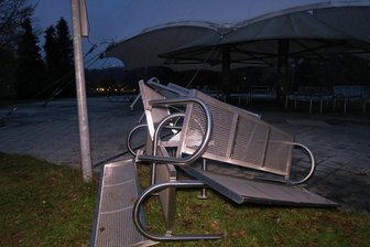 Erneut Vandalen im Kurpark von Bad Schlema unterwegs -