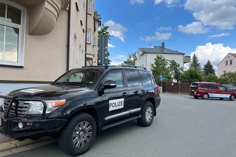 Erneute Razzia der Polizei im Plauener Stadtzentrum - Mit ungewöhnlichen Einsatzfahrzeugen sorgten die Beamten am Mittwoch im Plauener Stadtzentrum für Aufsehen.