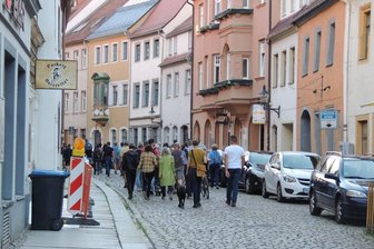 Erneuter Corona-Spaziergang in Freiberg -