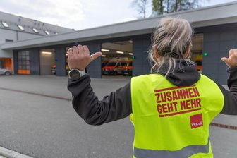 Erneuter Streik in Rettungswache im Erzgebirge geplant - Die Beschäftigten der DRK-Rettungswache Geyer sind erneut zum Streik aufgerufen.