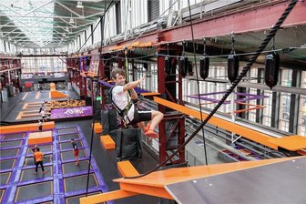 Eröffnungstermin für "Jump House" im Chemnitzer Vita-Center steht fest - Springen, klettern, spielen: Auf 3000 Quadratmeter soll für jeden Geschmack etwas dabei sein.