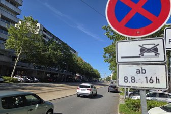 Erst Halteverbot, dann Vollsperrung: Deshalb ist die Straße der Nationen am Freitag dicht - Bereits ab 16 Uhr gelten Halteverbote am Freitag.