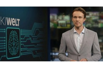 Erste KI-Nachrichtensendung in Deutschland - Der KI-Moderator von „KI-WELT“ ist dem Reporter Paul Klinzing nachempfunden.