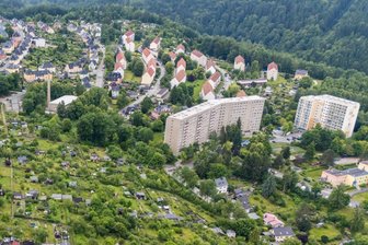 Erster Stadtteil-Spaziergang in Aue-Bad Schlema: Das erwartet die Bürger - Das Wohngebiet Eichert in Aue. Hier findet der erste Stadtteil-Spaziergang statt.