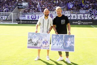 Erzgebirge Aue: Fans verabschieden sich von Philipp Riese und Jan Hochscheidt - 