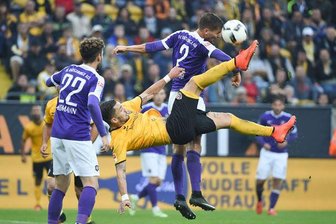 Erzgebirge Aue gelingt Befreiungsschlag und demütigt Dresden mit 3:0 - 