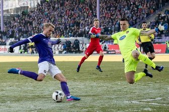Erzgebirge Aue gelingt wichtiger Heimsieg: 2:1 gegen Heidenheim -