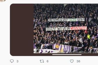 Erzgebirge-Aue-Heimspiel: Fans zeigen Schmähbanner gegen Kretschmer - 