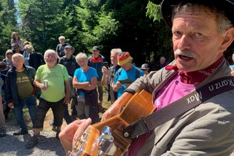 Erzgebirge: Neue Ausstellung befasst sich mit Liedertour - In diesem Jahr waren unter anderem „De Ranzn“ bei der Liedertour dabei.