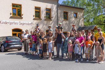 Erzgebirge: Widerstand gegen drohende Kita-Schließungen - Die Eltern setzen sich für den Erhalt des Kindergartens im Annaberg-Buchholzer Ortsteil Geyersdorf ein.