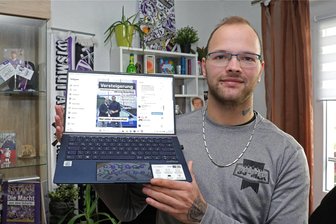 Erzgebirger bringt Martin Männels Torwart-Handschuhe unter den Hammer - André Fischer versteigert über seinen Instagram-Account „_dj_mek_“ Martin Männels Trainingshandschuhe.