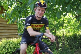 Erzgebirger fährt am Berg allen davon - Pierre-Pascal Keup im heimischen Garten. So entspannt ging es bei der Trofeo de Gasperi nicht zu, die er in überlegener Manier gewann. 