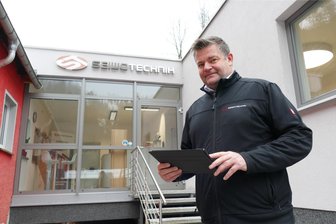 Erzgebirgischer Museumsausstatter Seiwo: Insolvenzverfahren im Herbst vom Tisch? - Jan Wabst, Geschäftsführer der Seiwo Technik GmbH, am Standort im Drebacher Ortsteil Scharfenstein.